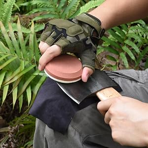 Dual Grit Hatchet Sharpener