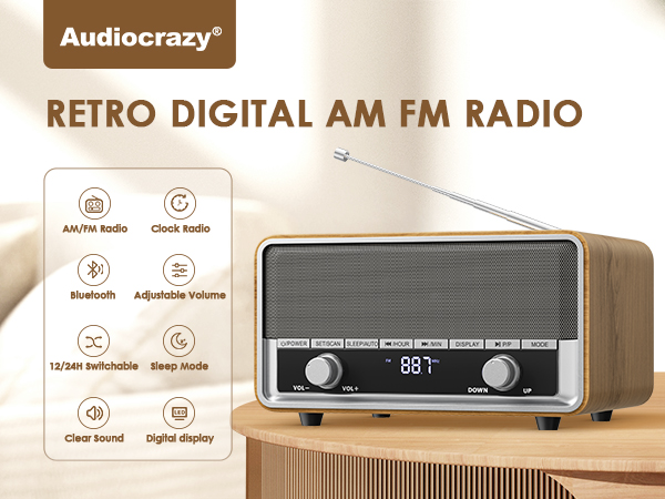 am fm radio with best reception, fm radio with bluetooth