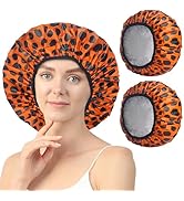 2 Pieces Heat Cap For Deep Conditioning,Hot Cap And Shower Cap Two Uses,Hair Dyeing And Hot Oil T...