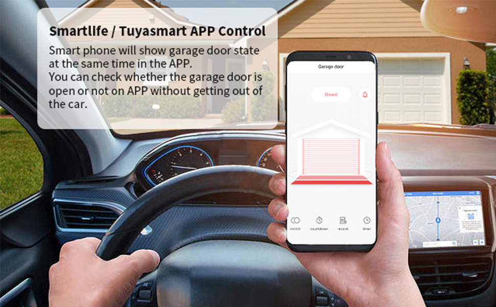 smart wifi garage door controller