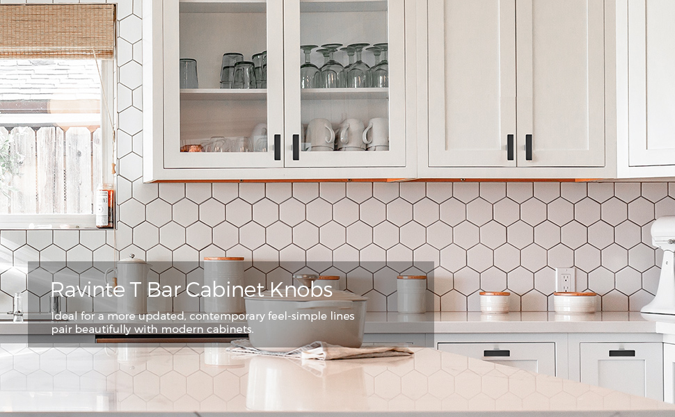 T-bar cabinet knobs