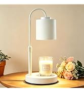 CASTLELIFE Dimmable Candle Warmer Lamp with Timer, Height Adjustable Candle Warmer for Jar Candle...