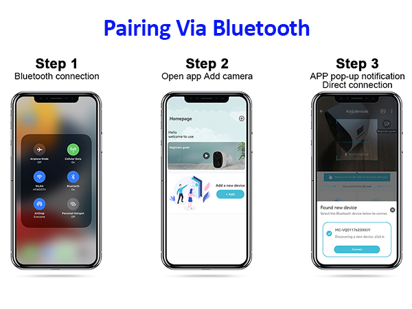 wireless outdoor WIFI BLUETOOTH security camera
