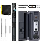 FNIRSI HS-02B 100W Portable Corded Soldering Iron Kit with Storage Case, 2S Fast Heating, 212-842...