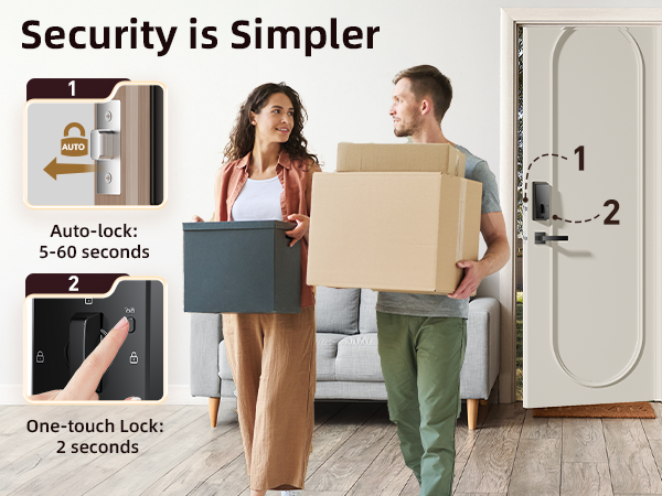 VCHOO Keyless Entry Door