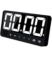FCXJTU Digital Kitchen Timer - 7.1” Extra Large Display LED Magnetic Rechargeable Countdown/Up Ti...