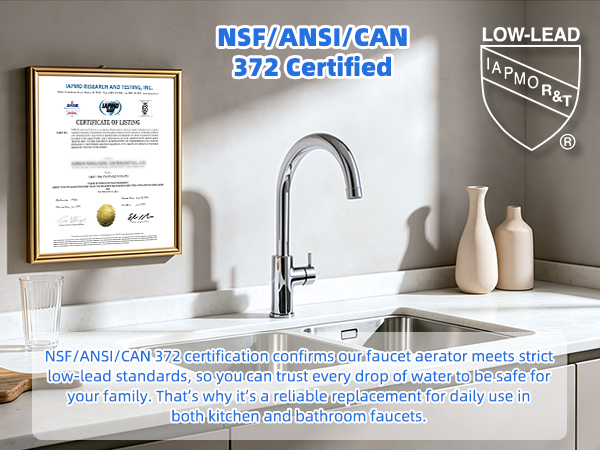 Faucet Aerator for Aerators