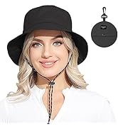 Womens Packable Waterproof Bucket Hat Men UV Protection Sun Hat