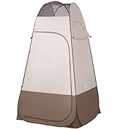 TRIPTIPS Pop Up Shower Tent with Floor Changing Tent with Mesh Window Camping Shower Tent 6.9 FT ...