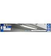 GE LED Undercabinet Light Fixture, Linkable Integrated Plug-In Light Fixture, Daylight, 18in (1 P...