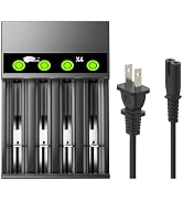 18650 Battery Charger,21700 Battery Charger for 3.7v Li-ion Battery 18650 26650 21700 20700 18490...