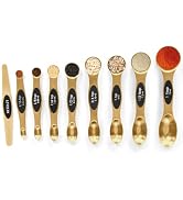 Magnetic Measuring Spoons Set Stainless Steel with Leveler-9pcs Stackable Measuring Cups for Baki...