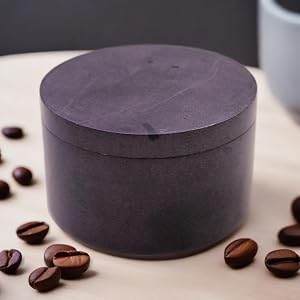Marble Round Salt Box