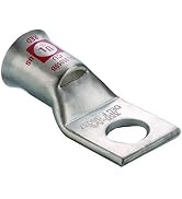 Morris 94602 Short Barrel Flex Cable Compression Lug, Copper, 8 Wire Range, No. 10 Stud, 1.20-inc...