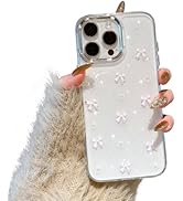 EYZUTAK Case for iPhone 16 Pro Max, Bling Glitter 3D Bowknot Phone Case Cute Sparkly Crystal Clea...