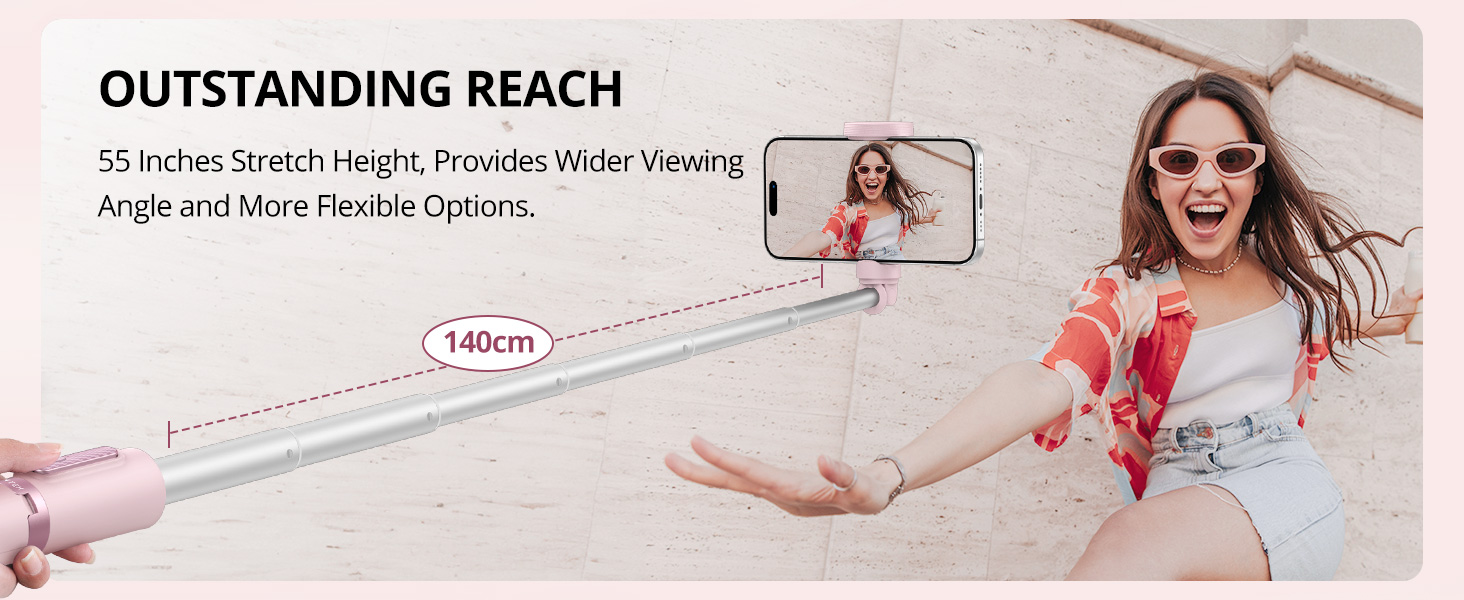 Bluetooth selfie stick tripod