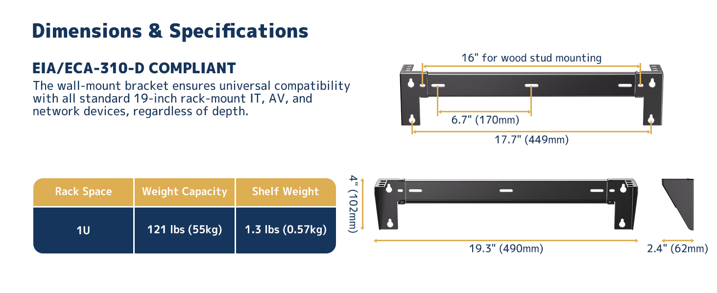 Dimensions & Specifications
