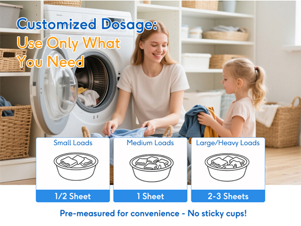 Laundry Detergent Sheets