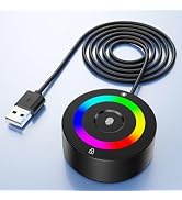 USB Fingerprint Reader for Windows 10/11/12 ONLY, RGB Light Up Windows Hello Fingerprint Scanner ...