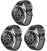 PINHEN 3 Pack 22mm Watch Straps for Men Watch 22mm Compatible with Samsung Galaxy Watch 46mm SM-R...