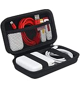 BOVKE Carrying Case Hard Protective Case Tech Organizer Travel Power Bank Pouch Bag USB Cable Org...