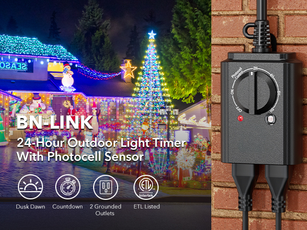 outdoor timer for lights