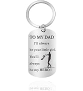MUAMAX Dad Keychain Dad Gifts From Daughter Father's Day for Dad Valentine's Day for Dad Christma...