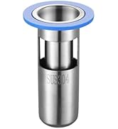 QruiLanTu Odor Proof Floor Drain,Shower Floor Drain Backflow Preventer,304Stainless Steel Drain F...