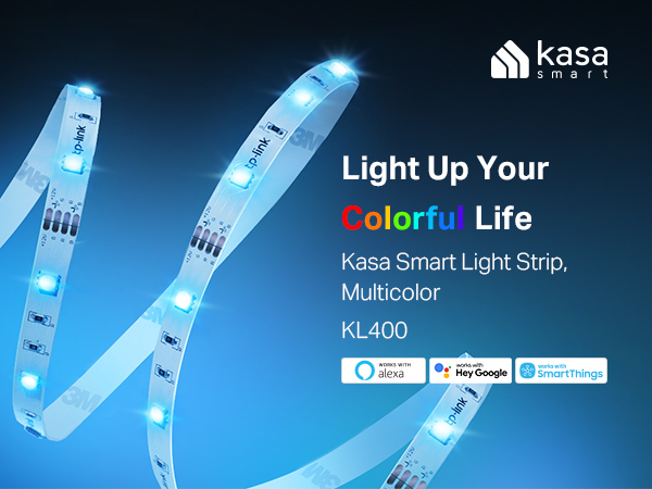 Light Up Your Colorful Life with Kasa Smart Light Strip KL400