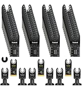 Tooltrail 89PCS Oscillating Tool Blades,Universal Titanium Oscillating Saw Blades for Wood,Plasti...