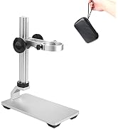 Aluminum Alloy Microscope Stand Holder for USB Digital Microscope, Cainda Stable Metal Stand Brac...