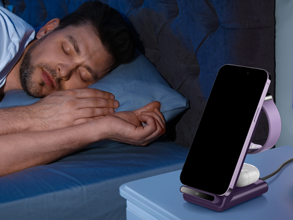 iphone watch airpods charging station
