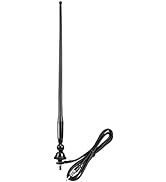 Eightwood Marine Boat Radio Antenna 16 Inch Rubber Duck Flexible Mast FM AM Stereo Antennae for B...