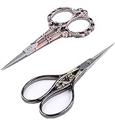 BIHRTC Vintage Plum Blossom Clouds Sewing Scissors for Embroidery, Sewing, Craft, Art Work & Ever...