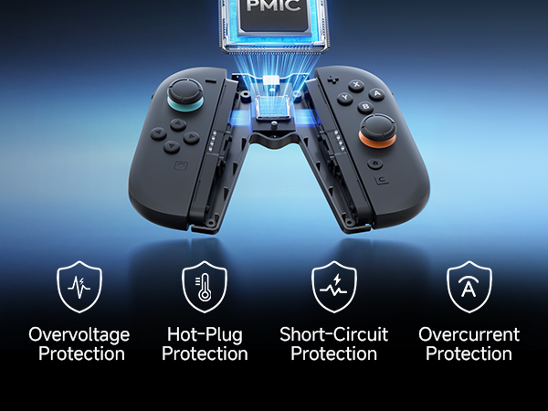 JEMDO Magnetic JoyCon Charger Grip