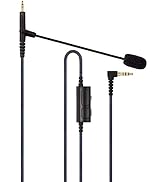 Boom Microphone Audio Cable Mute Volume Control for Playstation PS4 for Xbox One Controller, PC -...