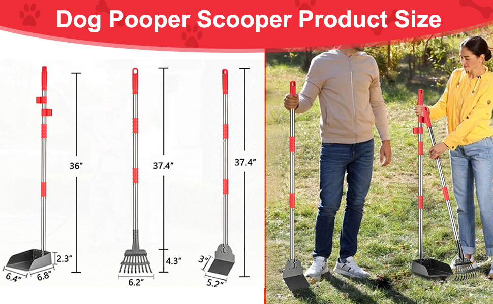 FUSBUNTY Dog Pooper Scooper