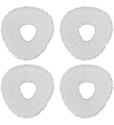 Yuecoom Mop Cloth Replacement Pads for Narwal J3 Robot Vacuum Cleaner, Fiber Resuable Mop Cloth V...