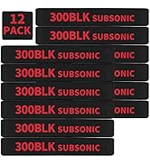 12 Pack Miaozhun 300 BLK Subsonic Magazine Marking Bands .300 Blackout Subsonic Magazine Caliber ...