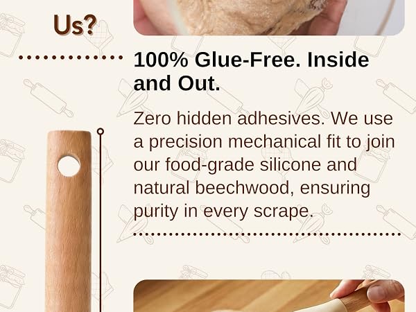 Long Handle Design The jar scraper is designed with a long and slim shape, making it effortless