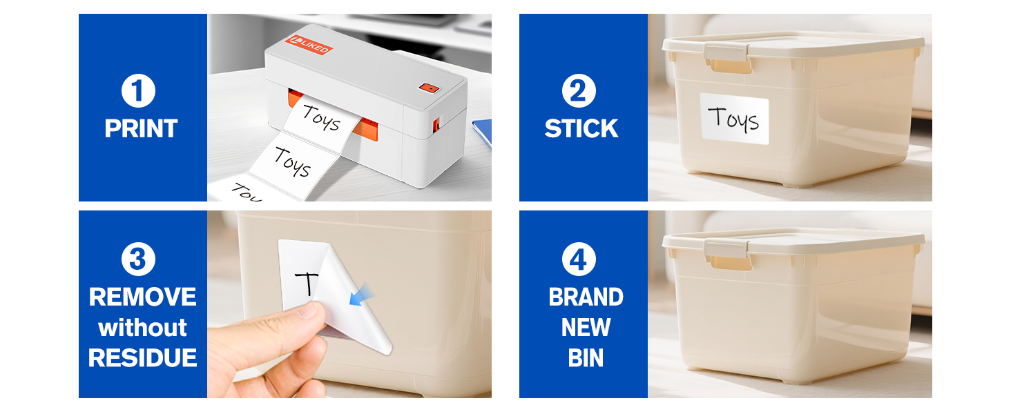 Removable Direct Thermal Labels