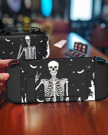Skull Skeleton Switch Case for Nintendo Switch Carrying Cases