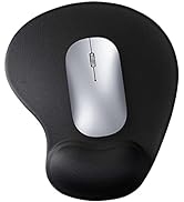 AUDIMI Small Mouse Pad with Wrist Rest Support Mouse Mat Non-Slip Rubber Base for Laptop PC Offic...