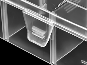 plastic grid box with lids