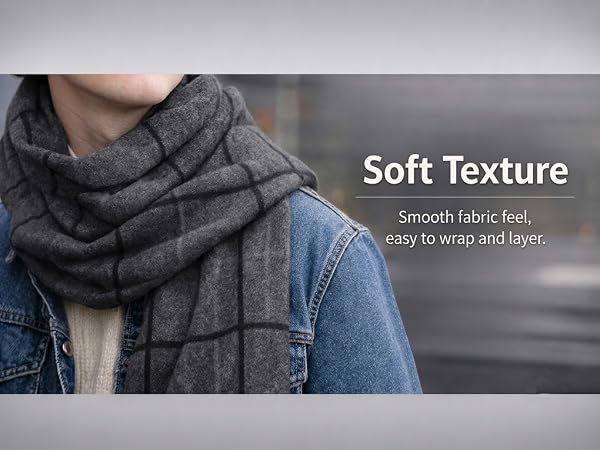 FULLRON Mens Winter Scarf