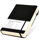 CAGIE Lined Journal Notebook, 320 Pages College Ruled Notebook, 100 Gsm Paper Thick Journal, B5 H...