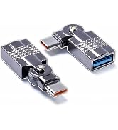 Gavynx 2-Pack USB C to USB Adapter, USB C to USB A Converter for MacBook Pro Air iPad Pro iPhone ...