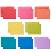 American Greetings Single Panel Blank Cards with Envelopes, Rainbow Colors (200-Count)
