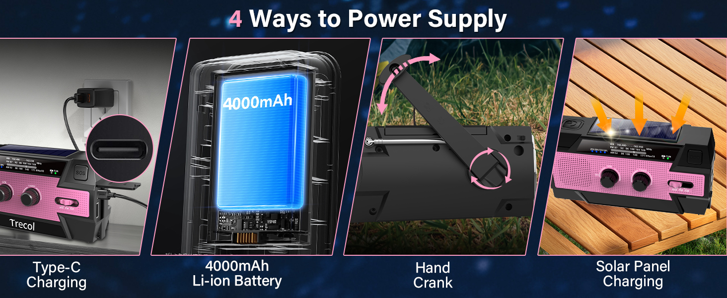 hand crank emergency radio