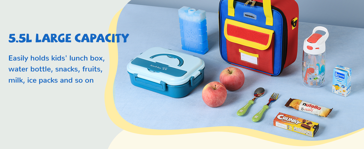 red lunch box kids for boy